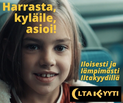 Iltakyyti-mainos Kulukuri.comissa